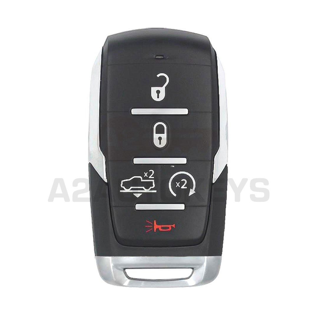 RAM 2020 Smart Remote Key Shell 4+1 Buttons Auto Start Air Suspension