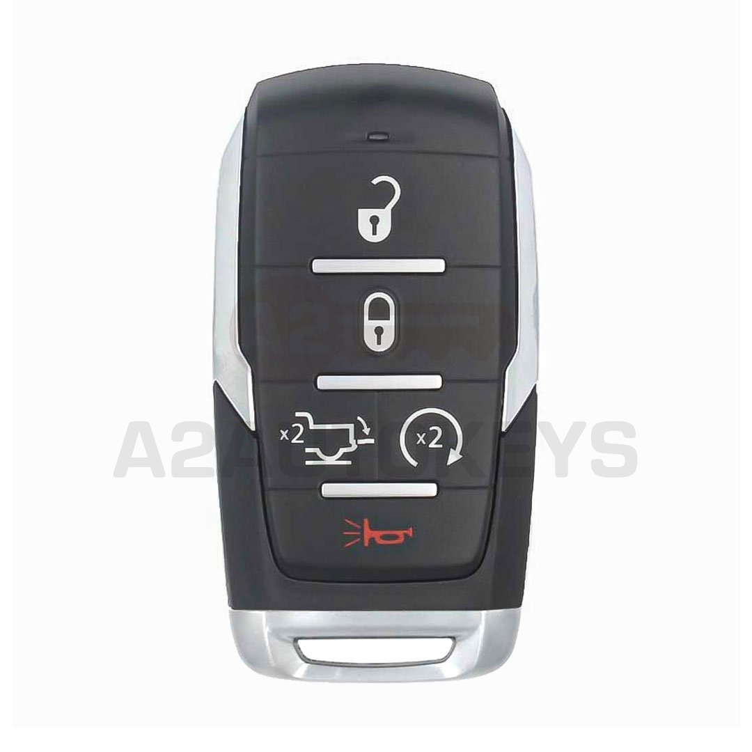 RAM 2020 Smart Remote Key Shell 4+1 Buttons Auto Start