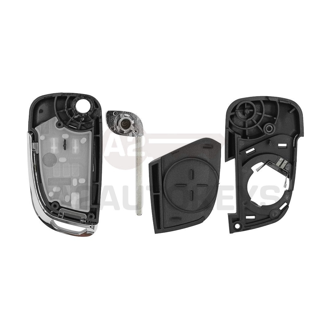 Chevrolet Modified Flip Key Shell 3+1 Buttons