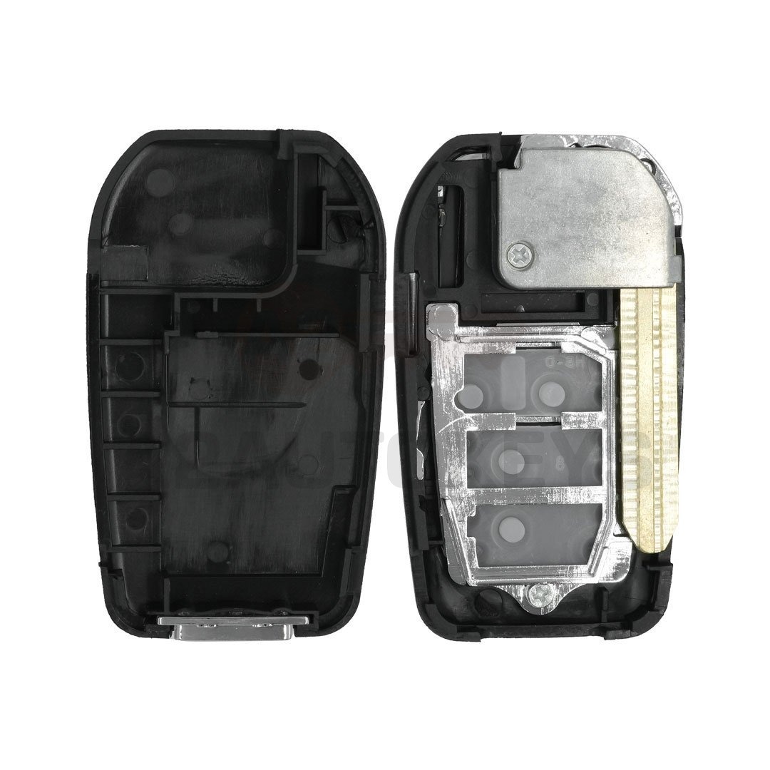 Toyota Flip Remote Key Shell 3 Buttons Modified Vertical Type