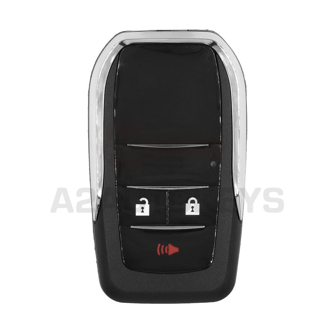 Toyota Flip Remote Key Shell 2+1 Buttons Modified Horizontal Type
