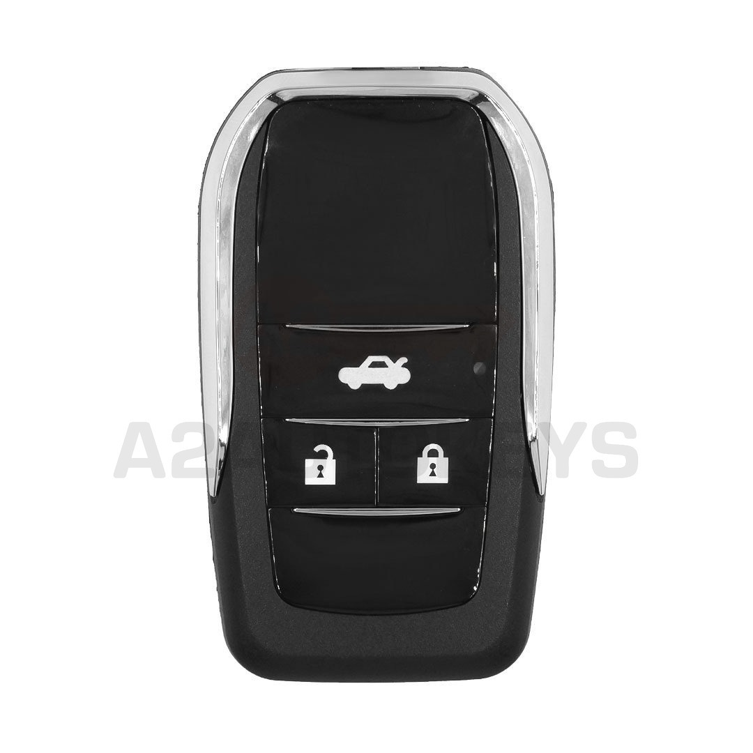 Toyota Flip Remote Key Shell 3 Buttons Modified Horizontal Type