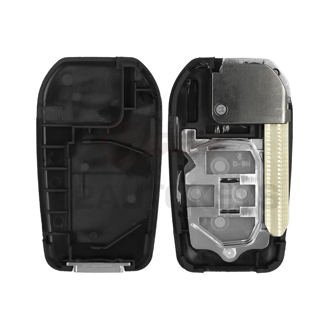 Toyota Flip Remote Key Shell 3 Buttons Modified Horizontal Type