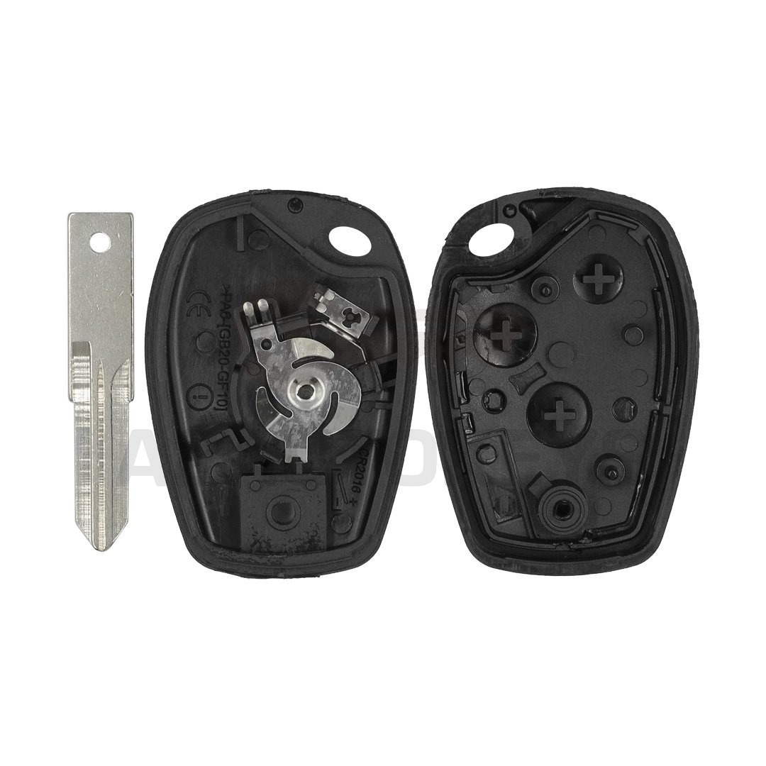REN Dacia Logan Remote Key Shell 3 Buttons VAC102 Blade