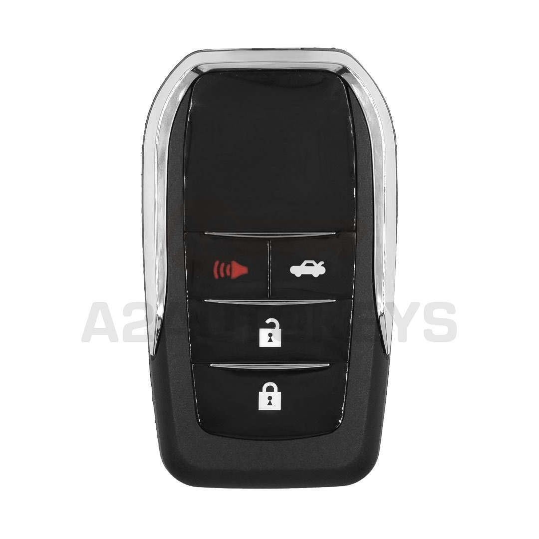 Toyota Flip Remote Key Shell 3+1 Buttons Modified Vertical Type