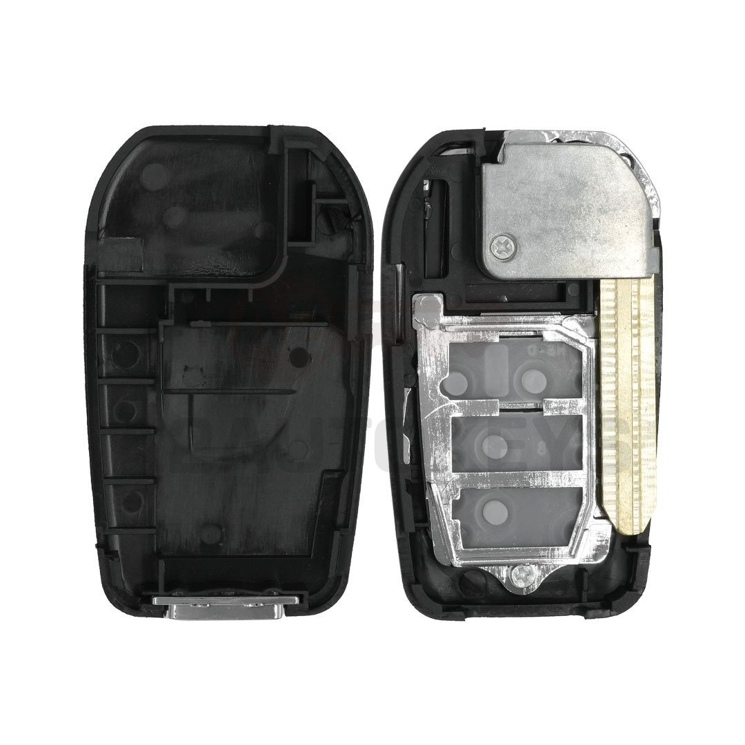Toyota Flip Remote Key Shell 2 Buttons Modified Vertical Type