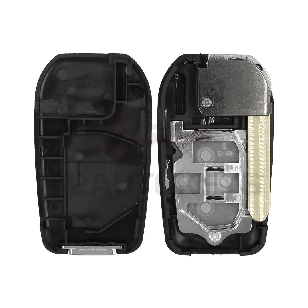 Toyota Flip Remote Key Shell 3+1 Buttons Modified Horizontal Type