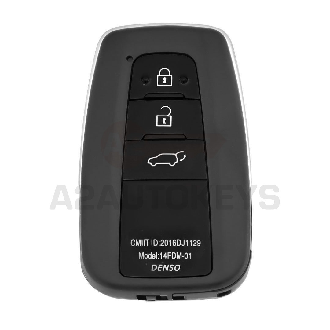Toyota Rav4 2019-2022 Smart Remote Key Shell SUV 3 Buttons