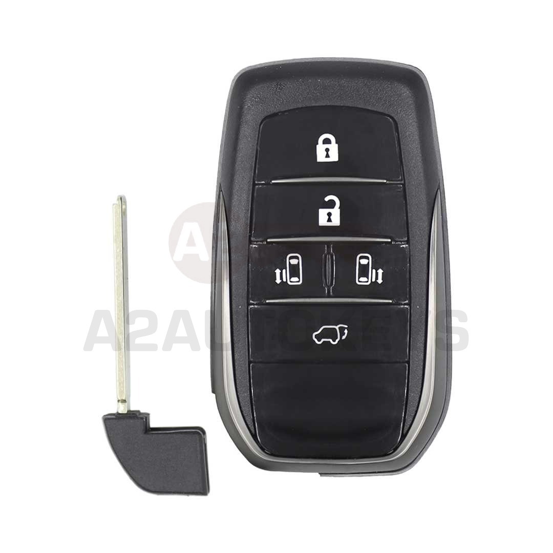 Toyota Alphard Smart Remote Key Shell 5 Buttons