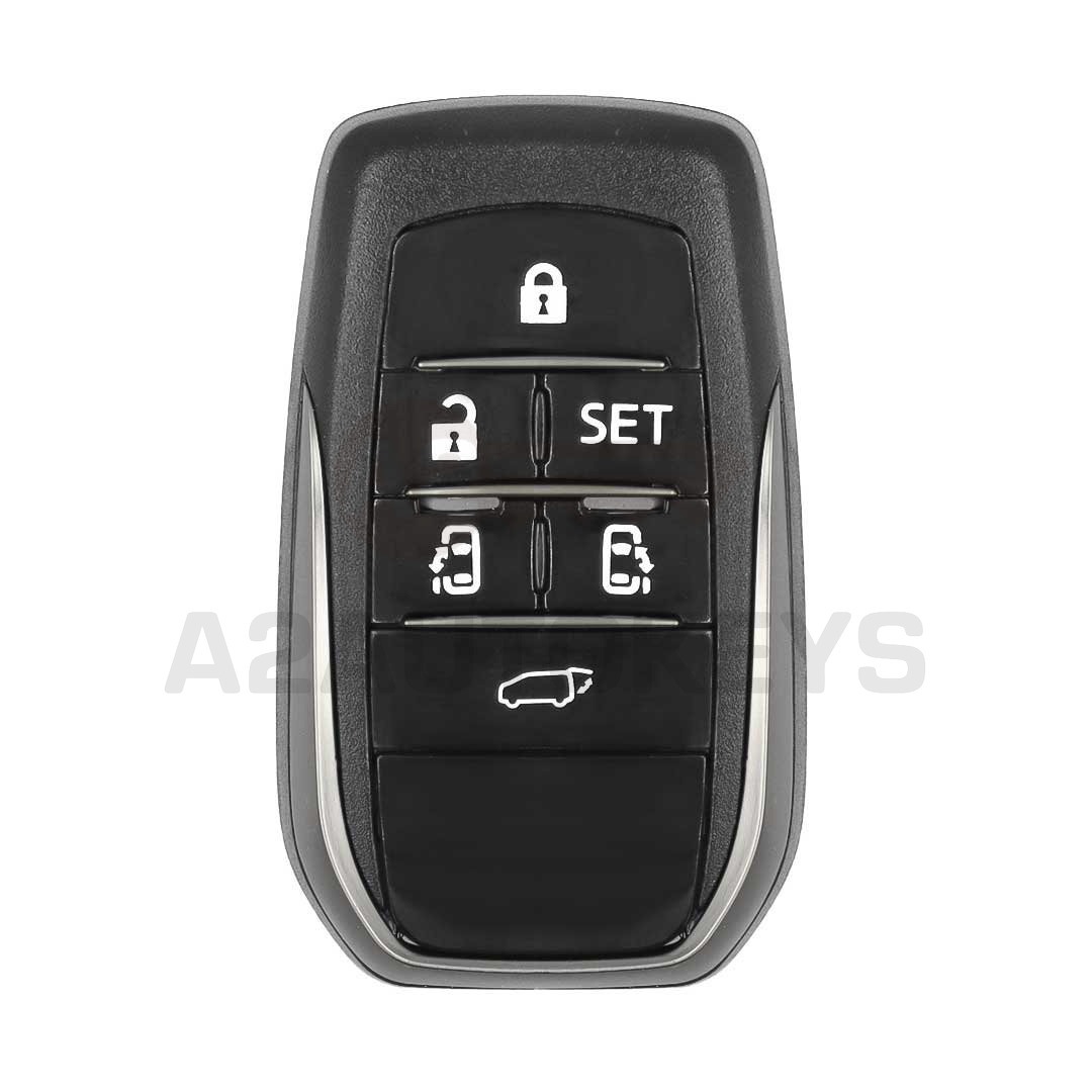 Toyota Alphard Vellfire Smart Remote key Shell 6 Buttons