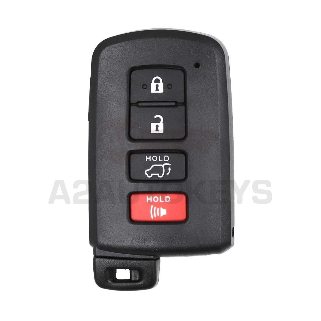 Toyota Highlander RAV4 2016 Smart Remote Key Shell SUV 3+1 Button