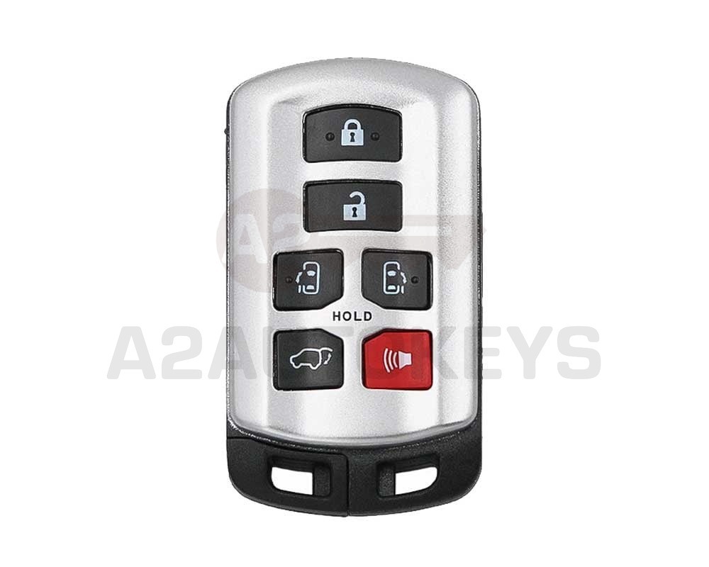 Toyota Sienna 2011-2020 Key Shell 5+1 Buttons