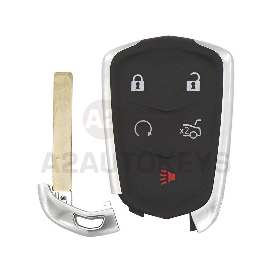 Cadillac Smart Remote Key Shell 4+1 Button Sedan Trunk Type