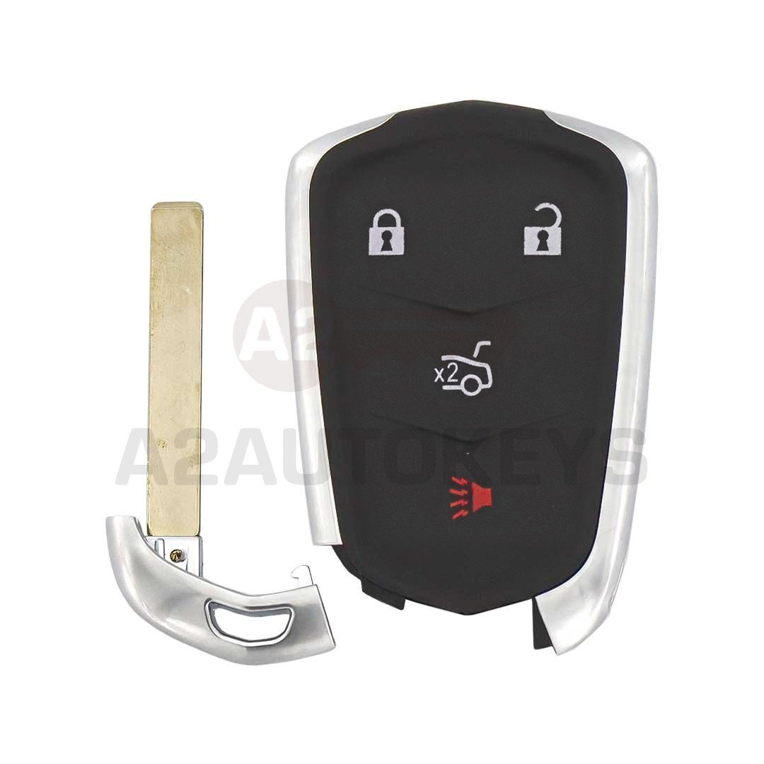 Cadillac Smart Remote Key Shell 3+1 Button Sedan Trunk Type