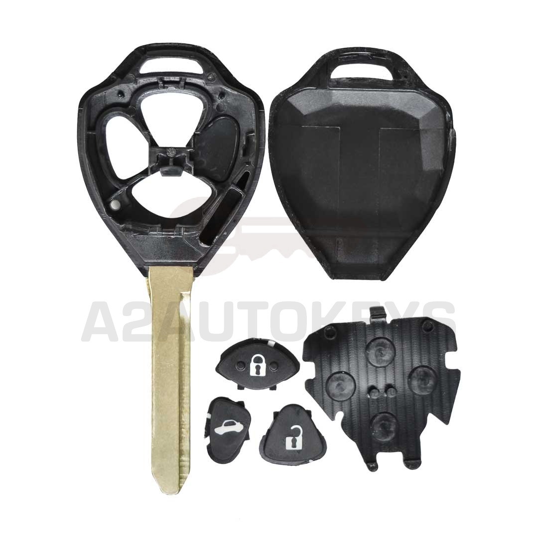 Toyota Prado Warda Remote Shell 3 Buttons TOY47 Blade