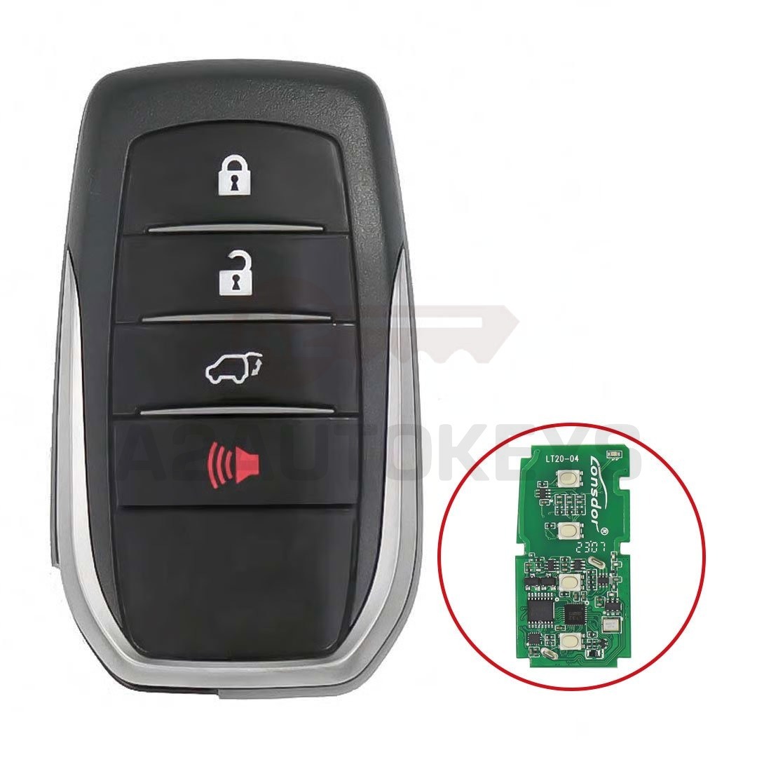 Toyota Land Cruiser 2019 Smart Remote Key Shell 3+1 Buttons