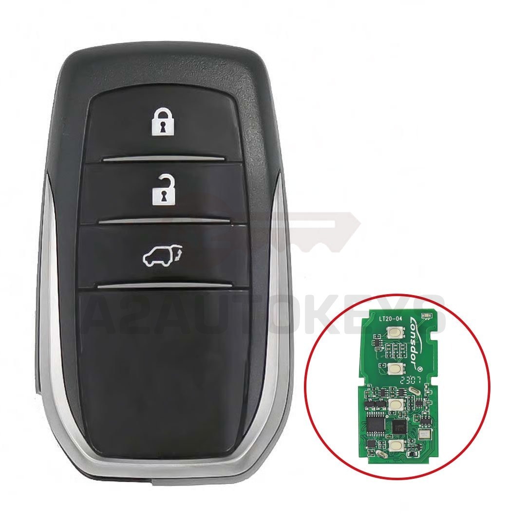 Toyota Land Cruiser 2019 Smart Remote Key Shell 3 Buttons