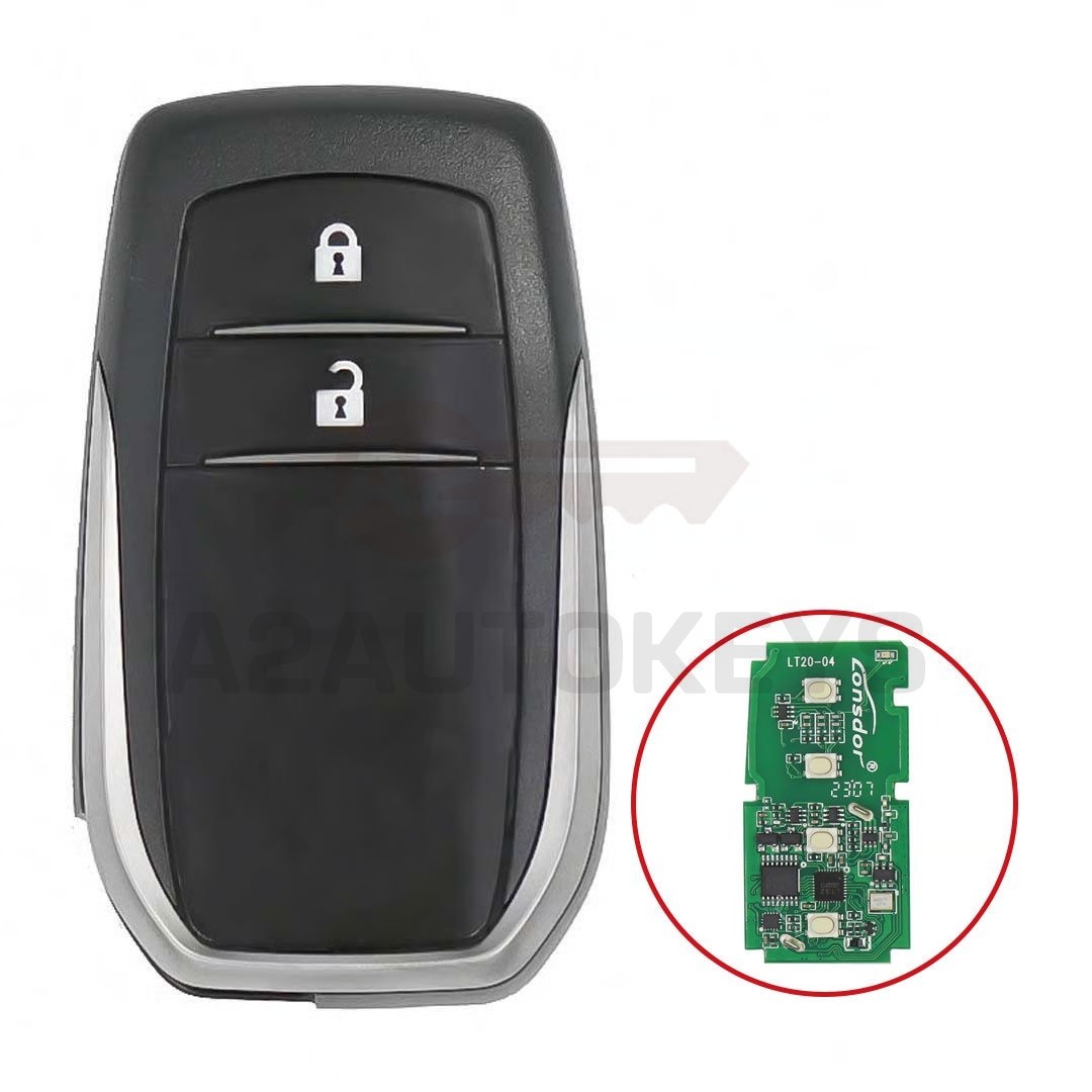 Toyota Hilux Land Cruiser 2019 Smart Remote Key Shell 2 Buttons