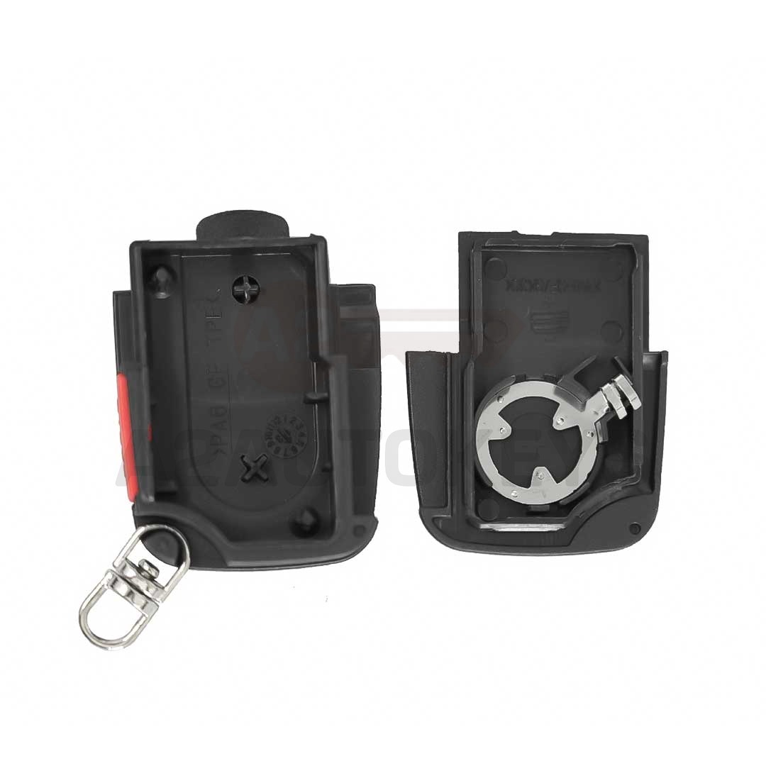 Audi Remote Shell 2+1 Button with Small Battery Holder