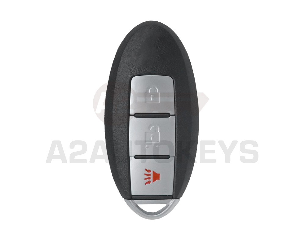 Nissan Infiniti Smart Key Shell 2+1 Button With Side Groove Right Battery Type