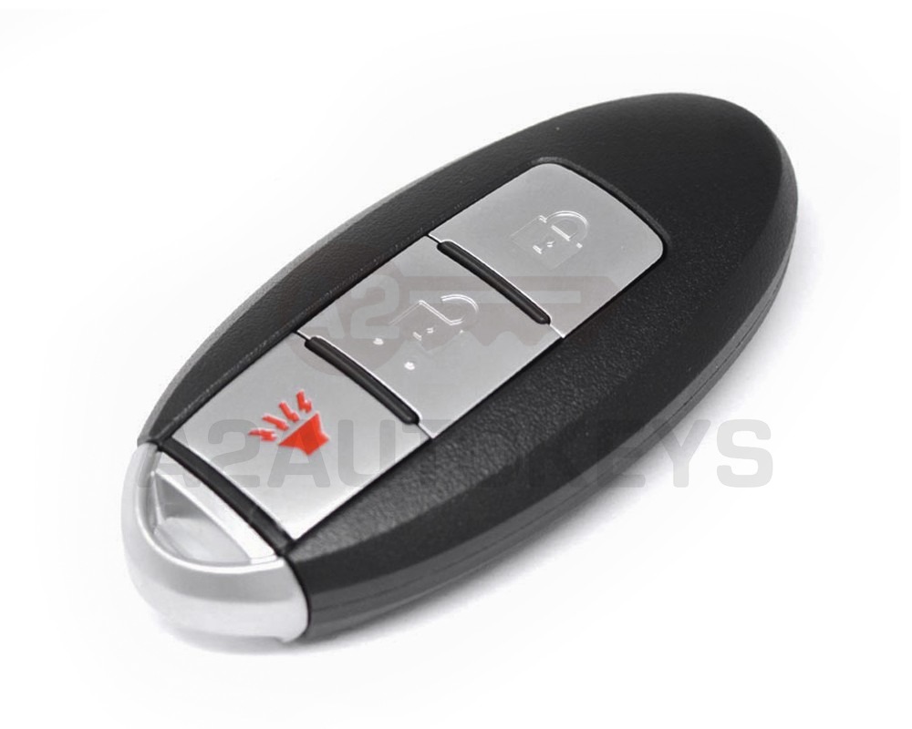 Nissan Infiniti Smart Key Shell 2+1 Button With Side Groove Right Battery Type