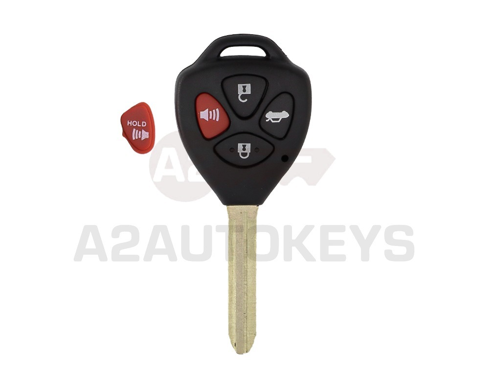 Toyota Warda Camry Corolla Avalon Remote Key Shell 4 Buttons High Quality