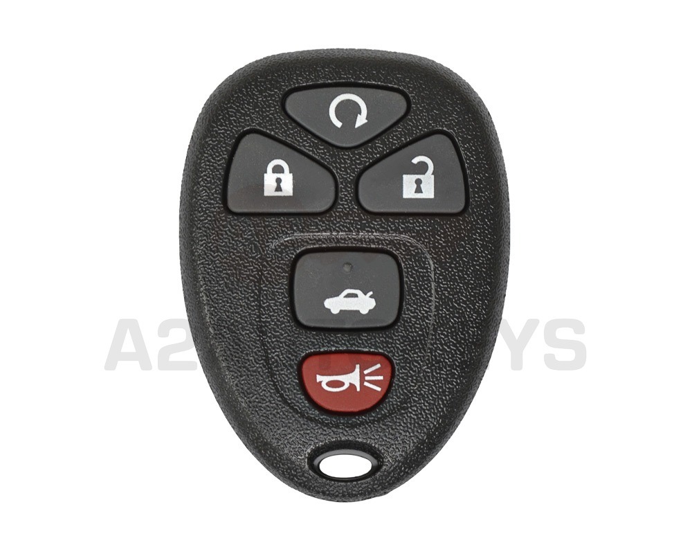 Chevrolet Impala 2008 Remote Key Shell 4+1 Button without Battery Holder