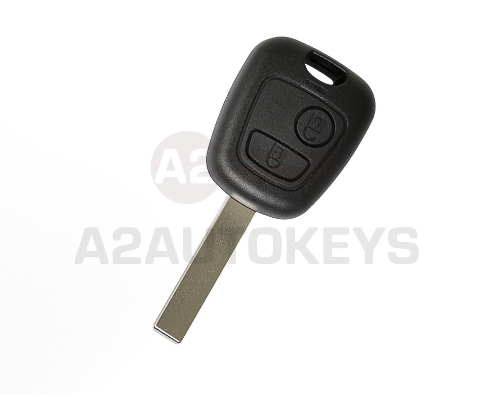 Peugeot Remote Key Shell 2 Buttons HU83 Blade