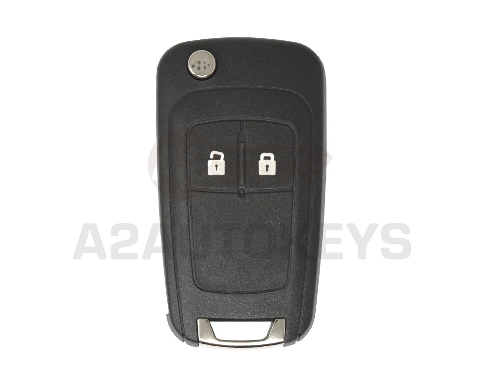 Opel Chevrolet Flip Remote Key Shell 2 Buttons