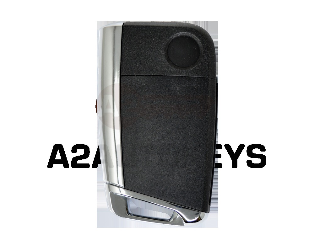 Volkswagen VW Golf Flip Remote Key Shell 3 Buttons HU66 Blade