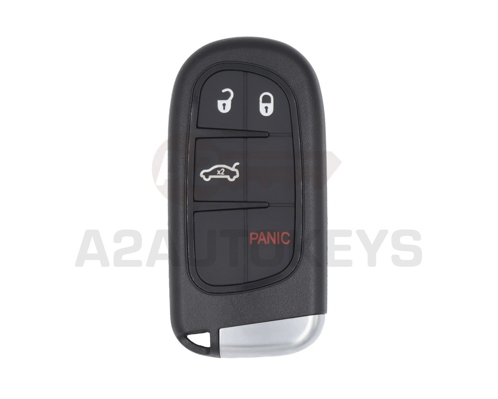 Chrysler Dodge Jeep Smart Remote Key Shell 3+1 Button Sedan Trunk Type