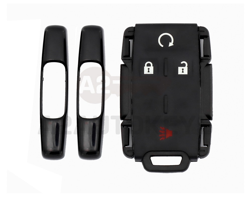 GMC Chevrolet 2015 Remote Key Shell 3+1 Button Black Color