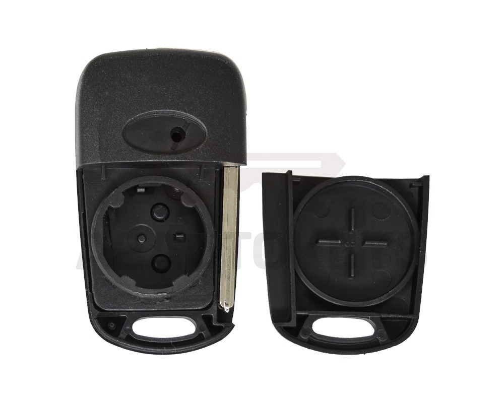 KIA Hyundai Flip Remote Key Shell 3 Buttons Sedan Type TOY48 Blade