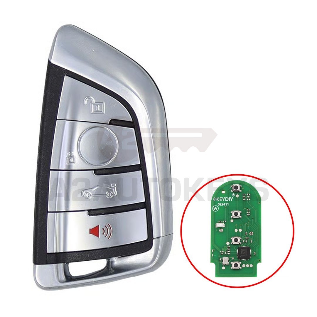 BMW F-Series Smart Key Shell 3+1 Button