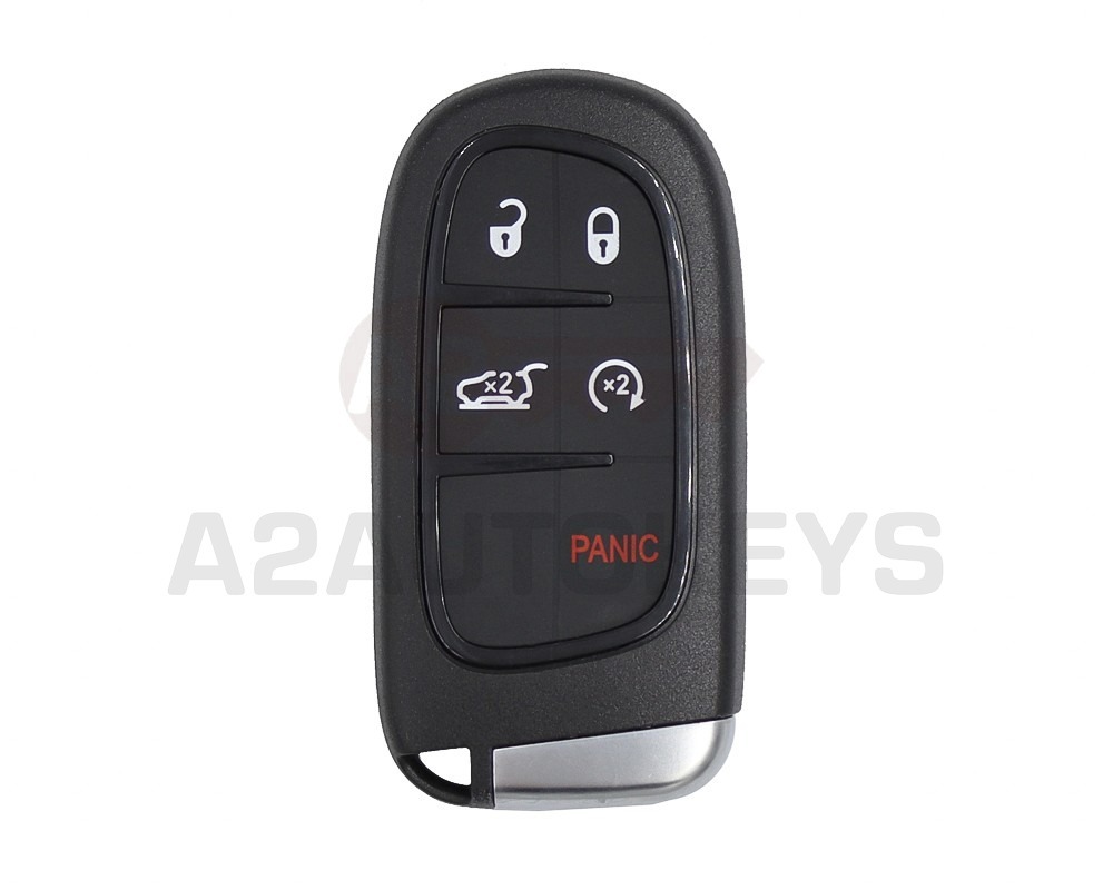 Jeep Cherokee 2014-2022 Smart Key Shell 4+1 Buttons SUV Trunk Type