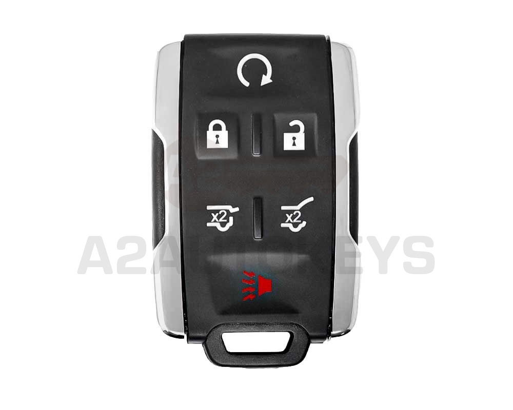 GMC Chevrolet Remote Key Shell 5+1 Buttons Silver Color