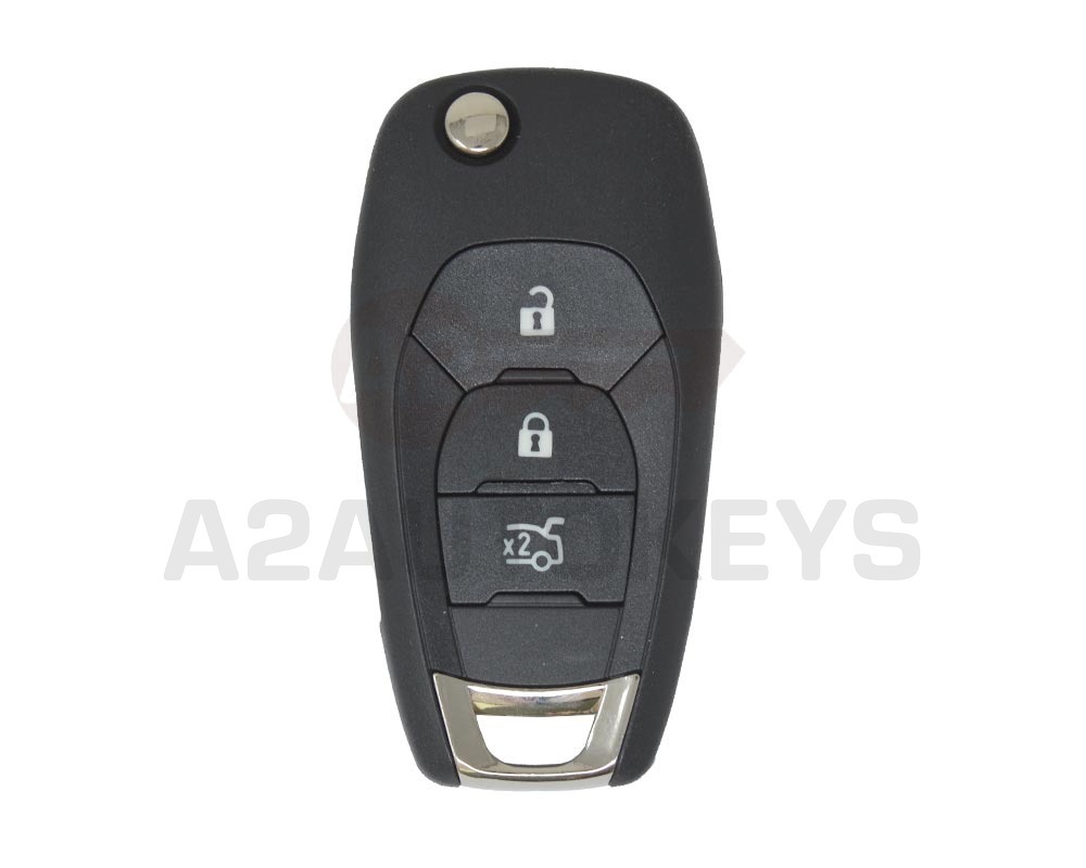 Chevrolet Modern Flip Remote Key Shell 3 Buttons