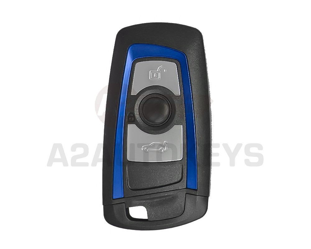 BMW CAS4 Remote Shell 3 Buttons Blue Color
