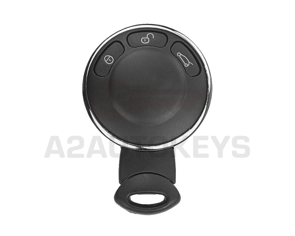 Mini Cooper Smart Remote Key Shell 3 Buttons with Battery Holder