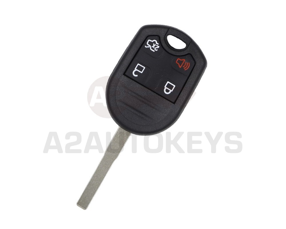 Ford Non-Flip Remote Key Shell 4 Buttons Laser Blade