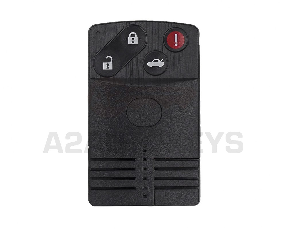 Mazda Card Remote Shell 4 Buttons