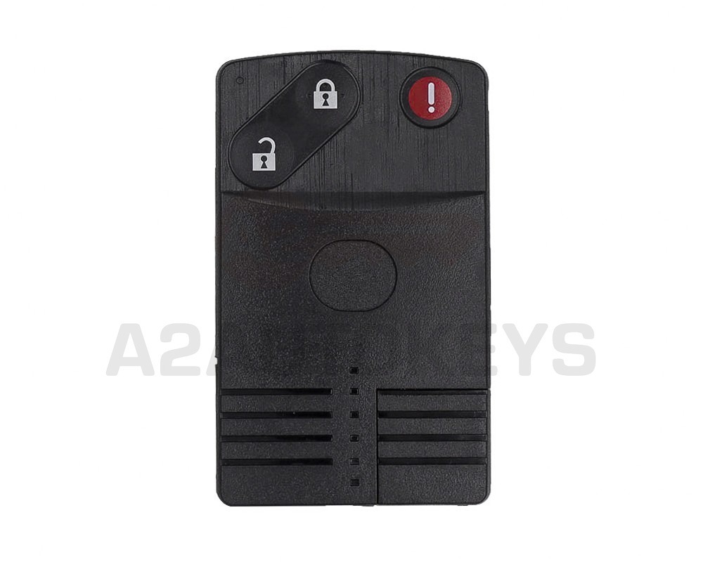 Mazda Card Remote Shell 3 Buttons