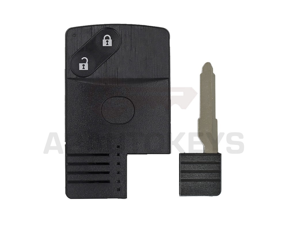 Mazda Card Remote Shell 2 Buttons