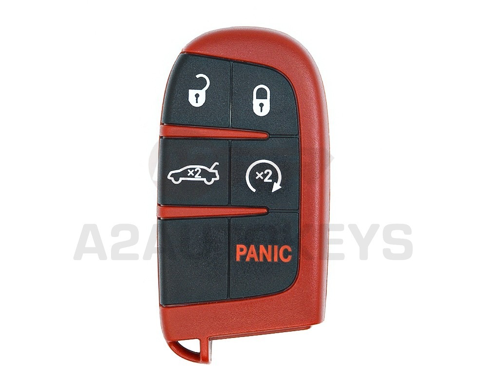 SRT Smart Remote Key Shell Color Red Buttons 4+1