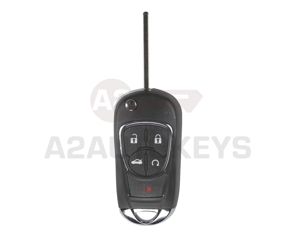 Chevrolet Flip Remote Key Shell 4+1 Button Modified Type