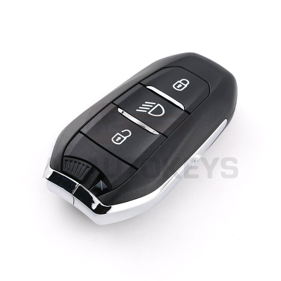 Peugeot Citroen Opel Smart Remote Key 3 Buttons Light 433MHz