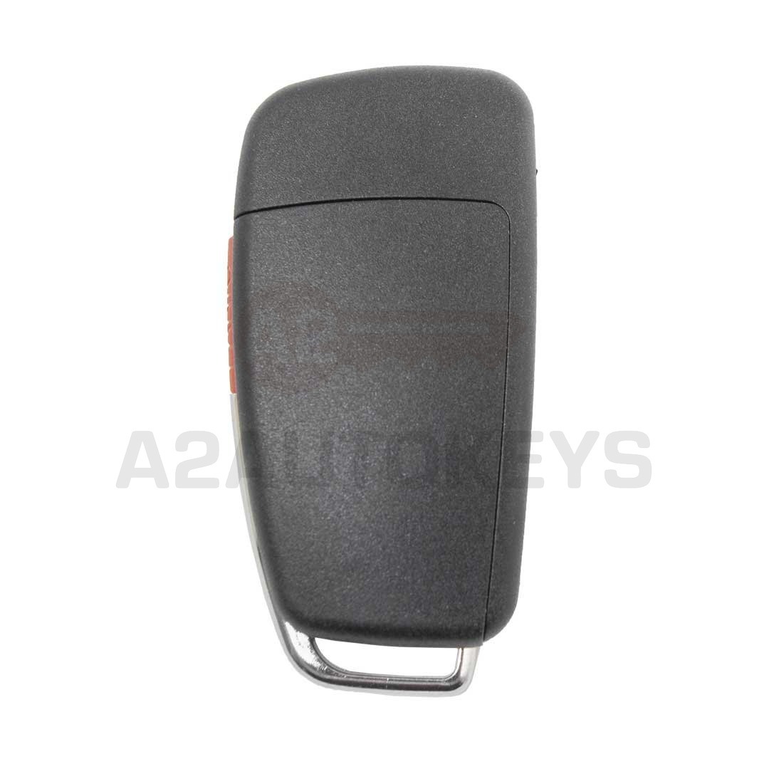 Audi Flip Remote Key Shell 3+1 Buttons