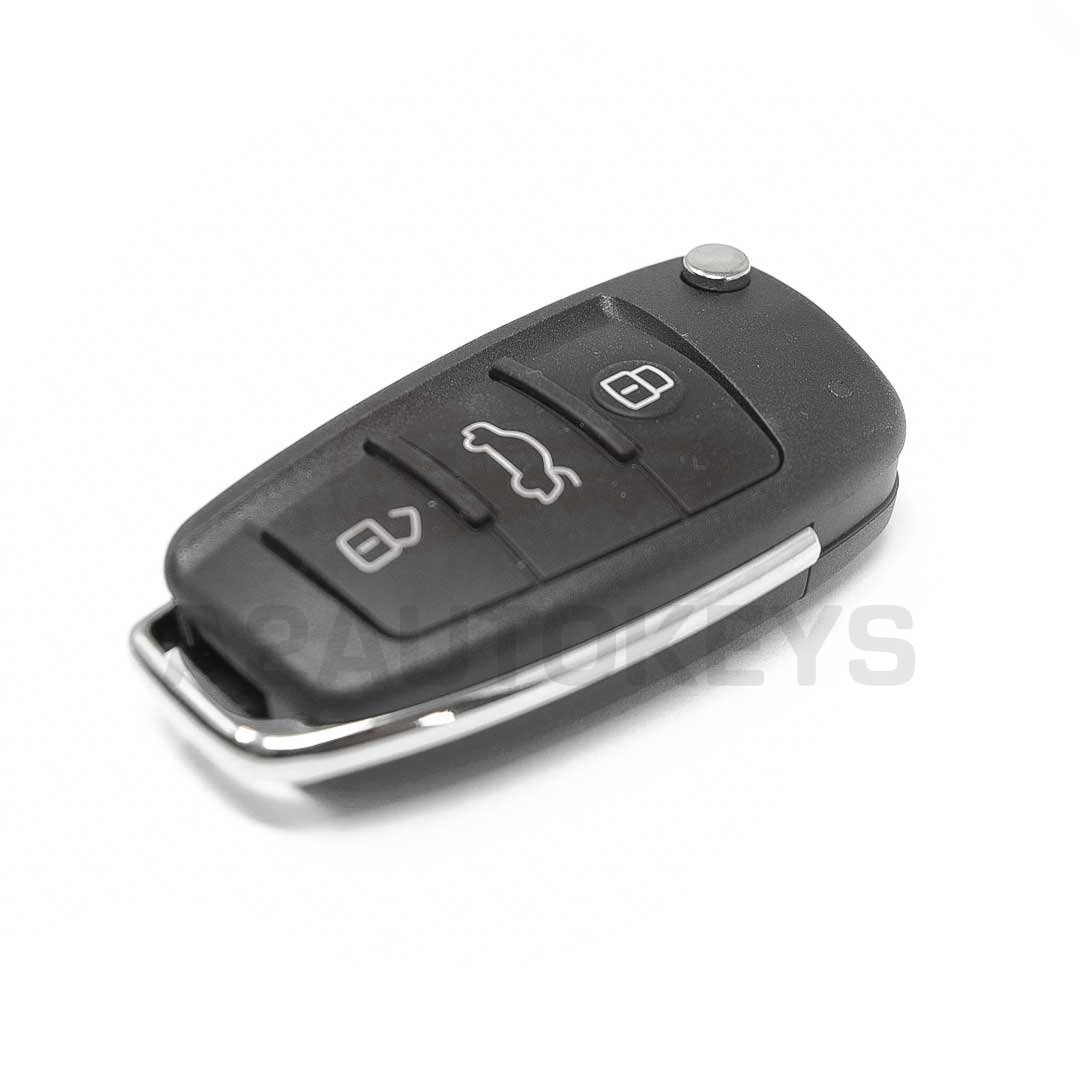Audi Flip Remote Shell 3 Buttons