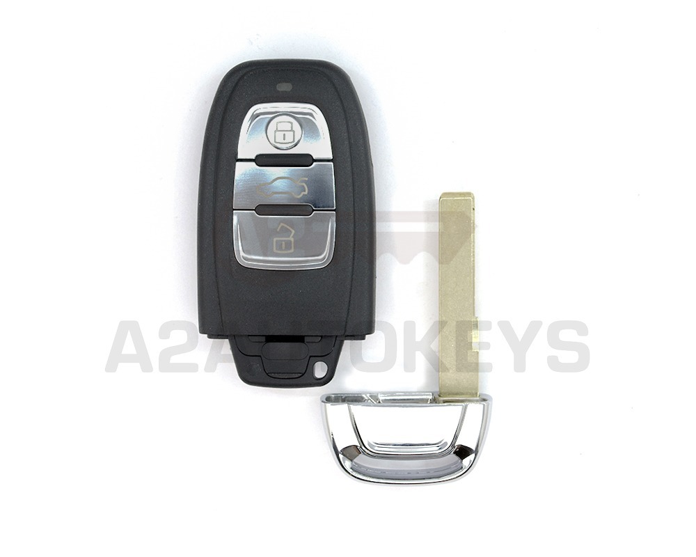 Audi Smart Remote Key Shell 3 Button With Blade