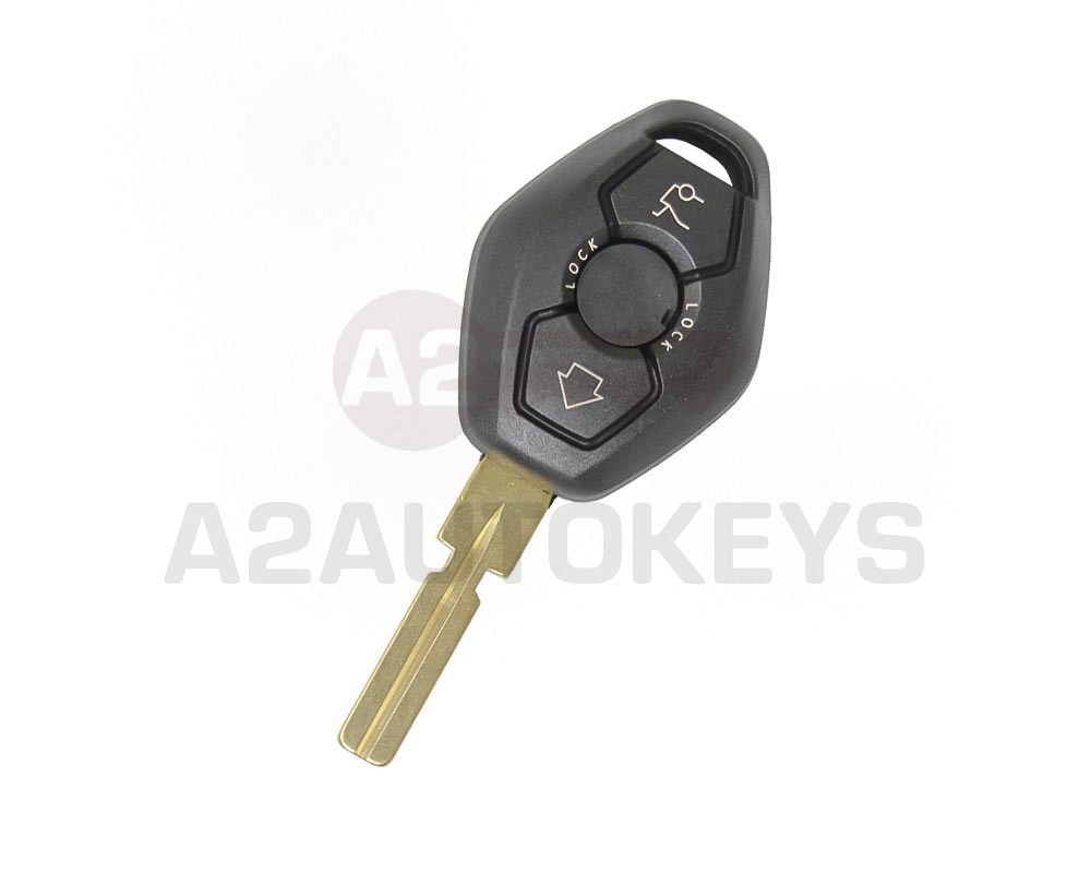 BMW X5 Remote Key Shell 3 Buttons Blade HU58
